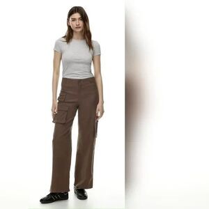 Aritzia Wilfred Free Women Picture Cargo Pant Size 8 Pockets
